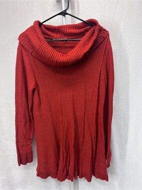 belldini burnt orange Cowl Neck Women's Sweater